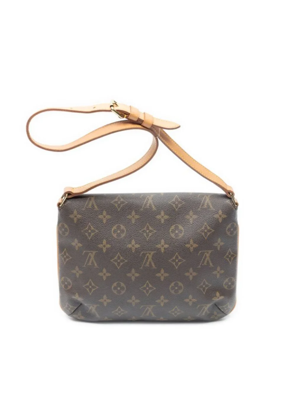 Louis Vuitton Musette Tango Brown Monogram Canvas Crossbody